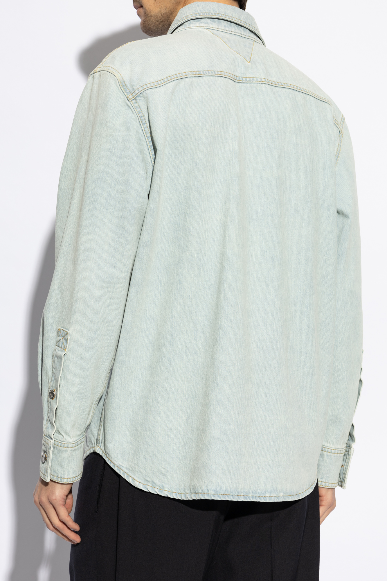 Tシャツ・カットソー BOTTEGA VENETA SS25 Denim shirt (813505V4ZR0 4132) Bottega Veneta Denim shirt | Men's Clothing | Vitkac